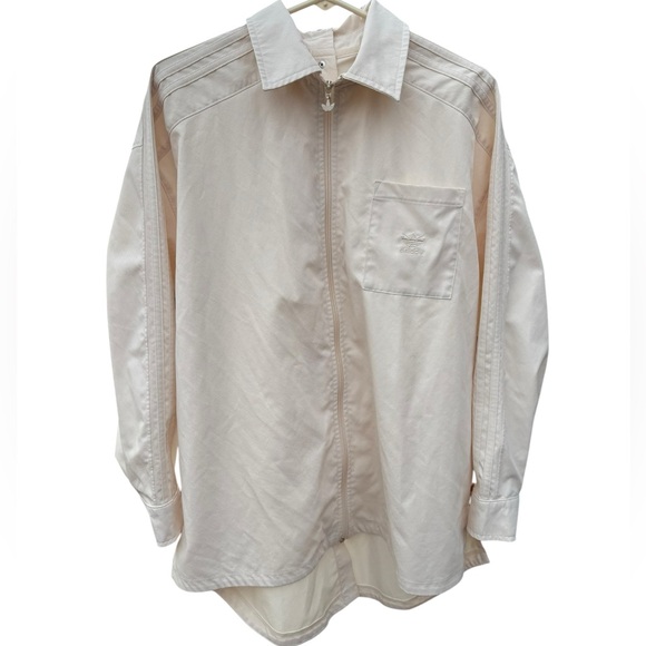 adidas Originals Tops - adidas Originals Zip Front OverShirt, Women’s Large Shacket